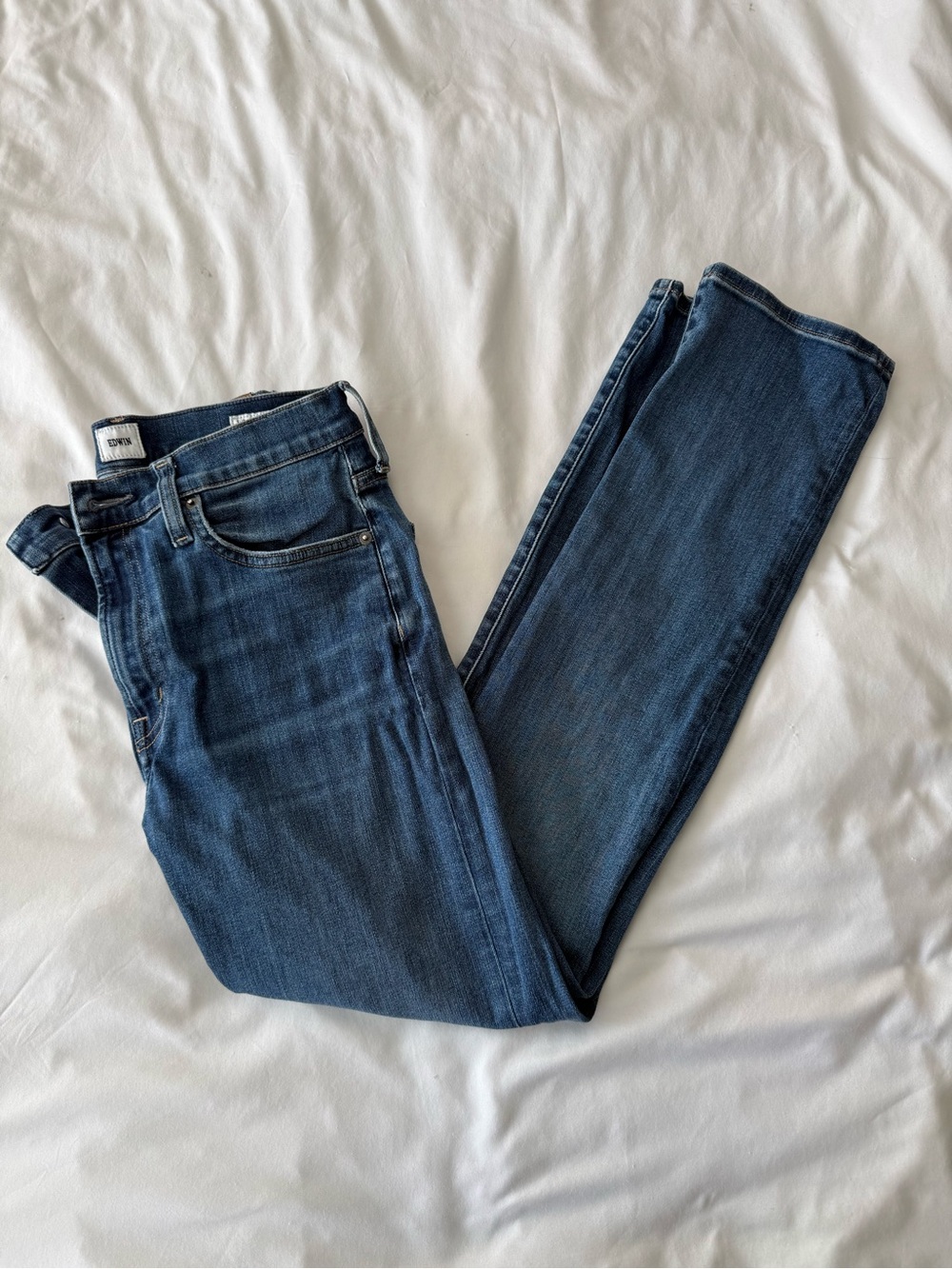 Edwin Women's Boot Cut Jeans in Deep Indigo Blue